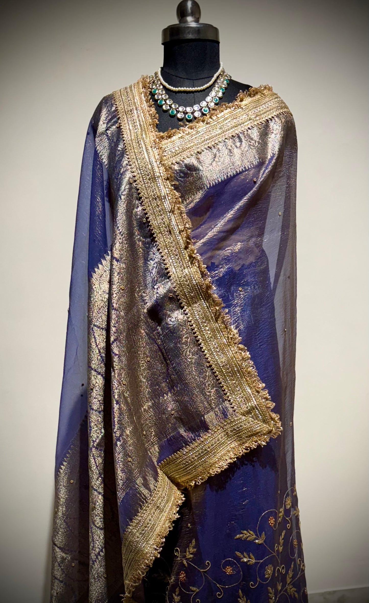Rajkumari Saree Edit – Misty Blue