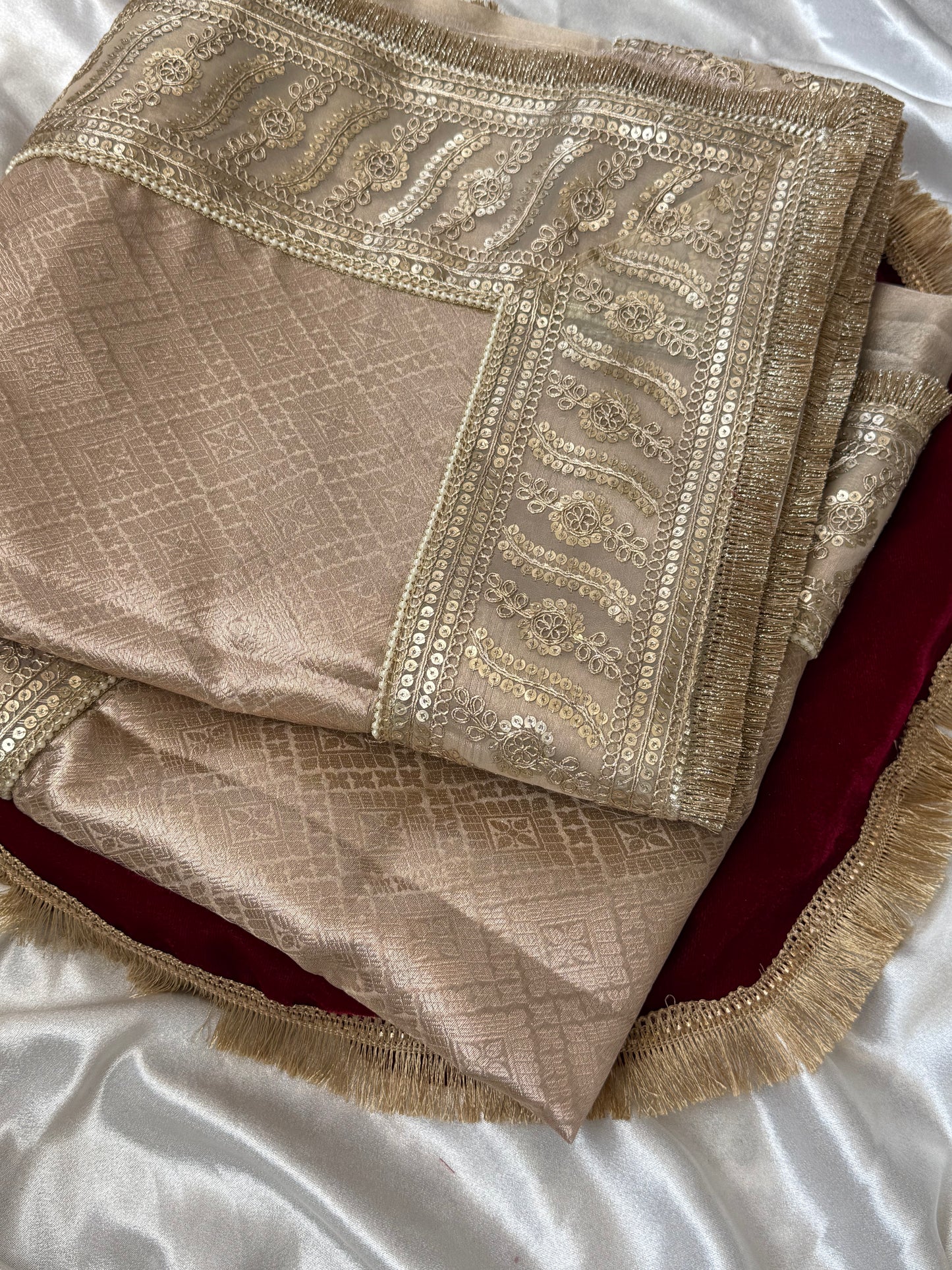 AMRITA – Tissue Saree Collection (Champagne Gold)