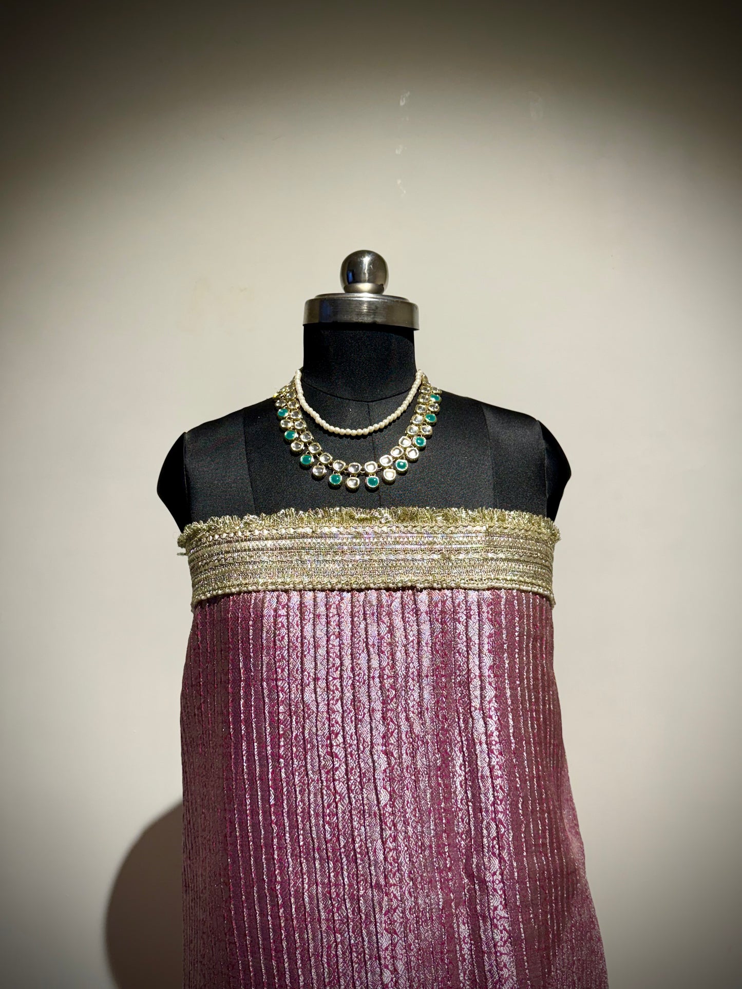 ZAIKA – Regal Rosé Saree (Rosé Pink)