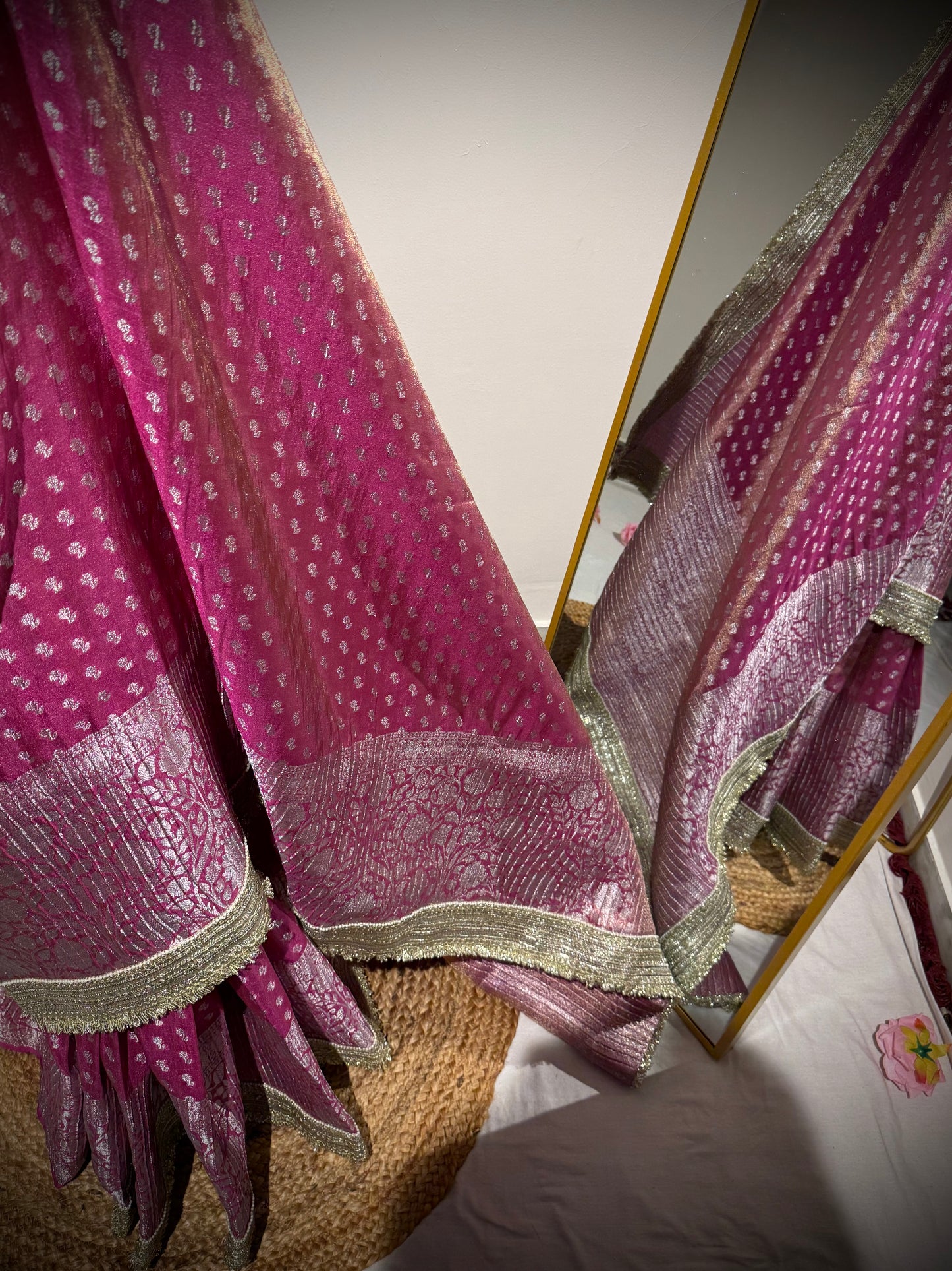 ZAIKA – Regal Rosé Saree (Rosé Pink)