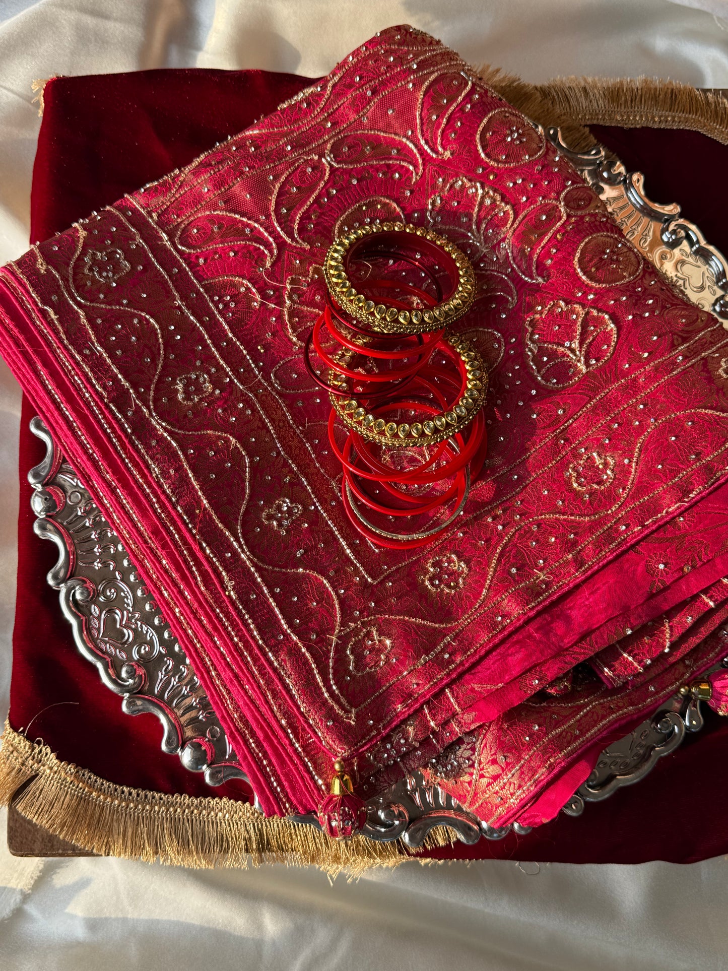 Gulab Manjari - Pink Hoc Silk & Tissue Blend Saree | Exquisite Handwork & Heavy Woven Pallu